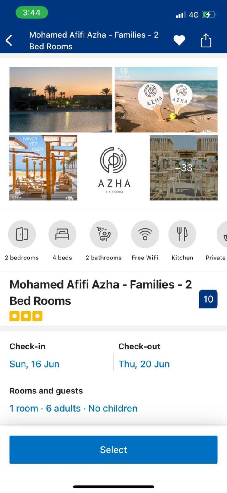 Mohamed Afifi Florence El Montazah - 2 Bed - 